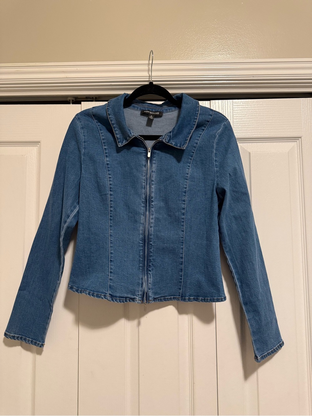 Urban Outfitters Medium Blue Denim Zip Jacket